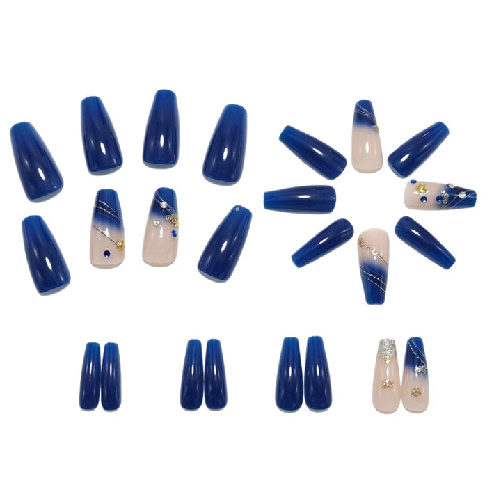 Artificial nails with floral 3D applications Kalsten