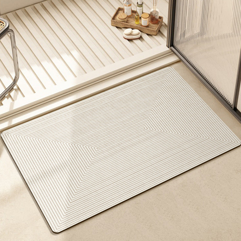 Modern Textured Bath Mat Kalsten