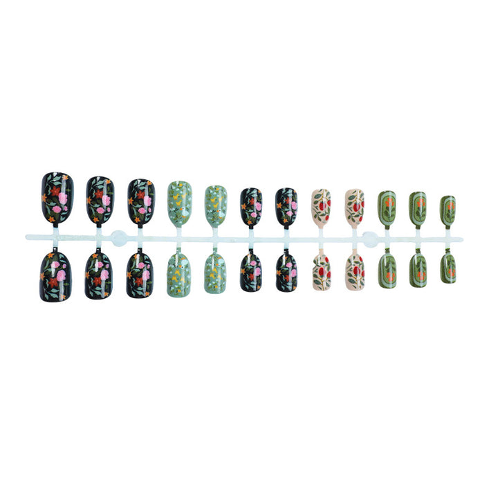 Floral Design Press-On Nail Art Kit Kalsten