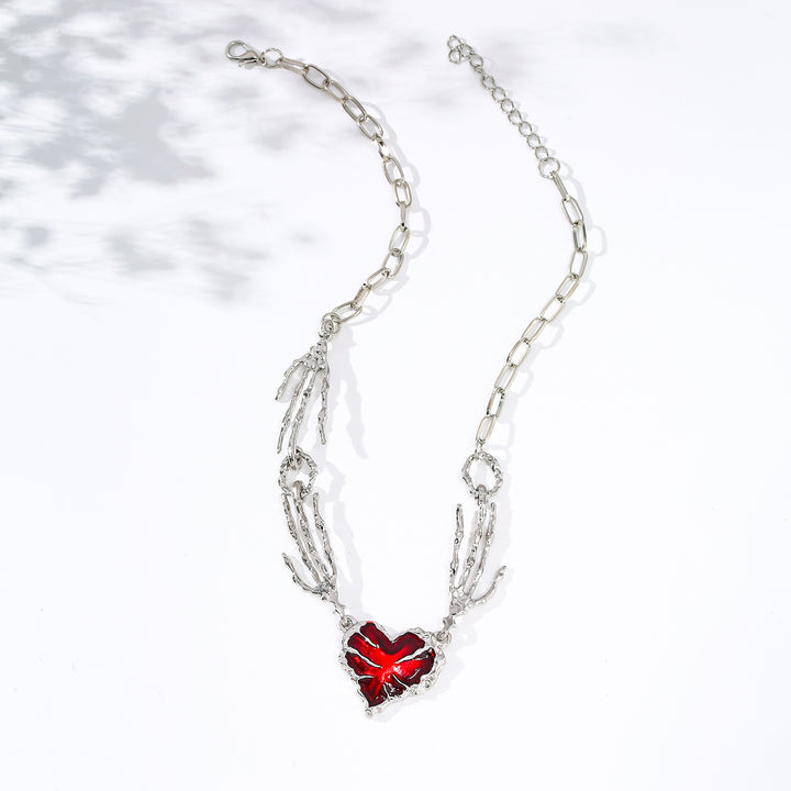Artistic Heart Pendant Necklace Kalsten