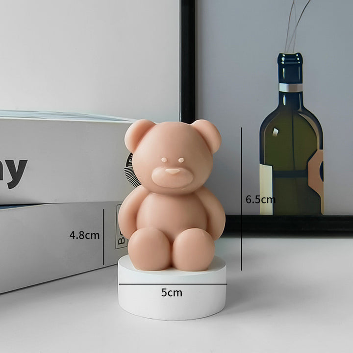 Teddy Bear Shaped Candle