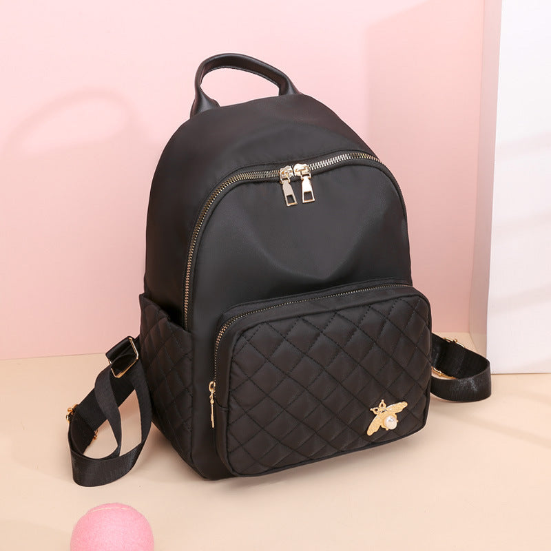 Quilted Vegan Leather Backpack Kalsten
