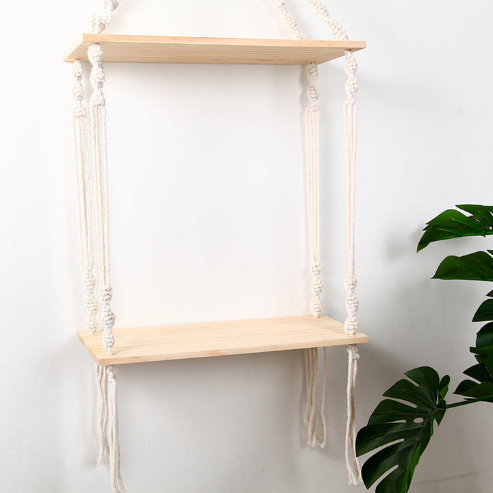 Hanging Macrame Shelf Organizer Kalsten 1788941636