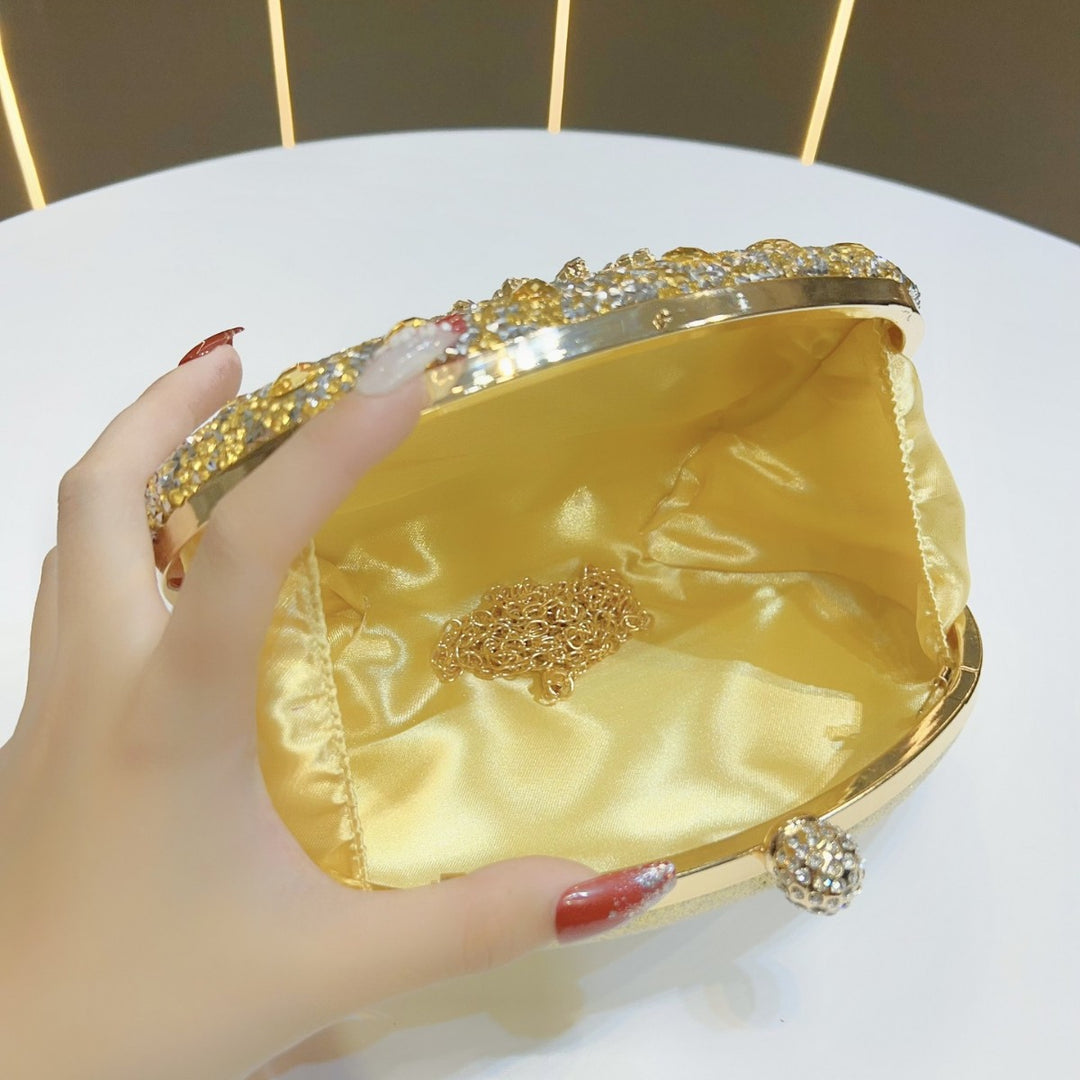 Ornate Crystal Evening Clutch