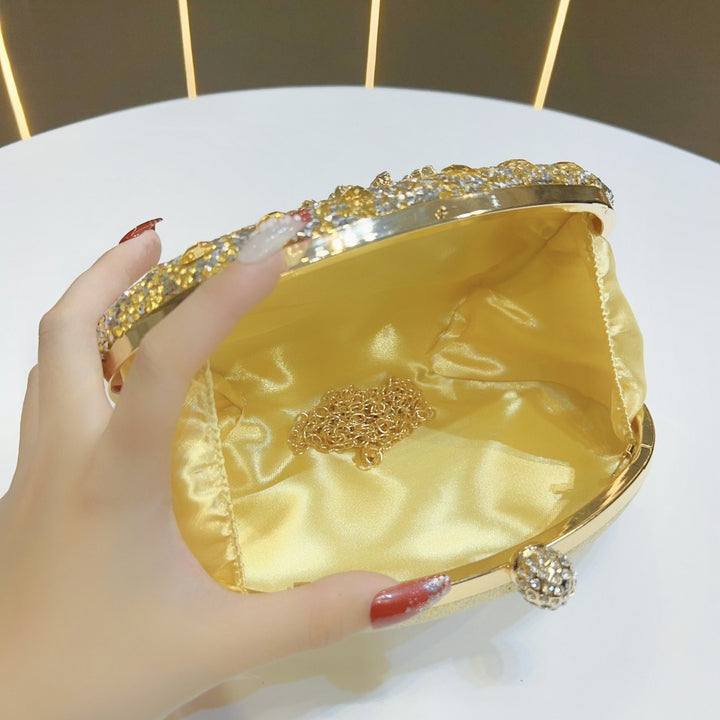 Ornate Crystal Evening Clutch