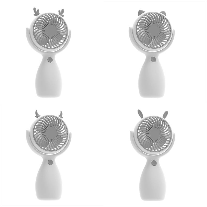Unisex Portable Hand Fan with Animal Ears Design Kalsten