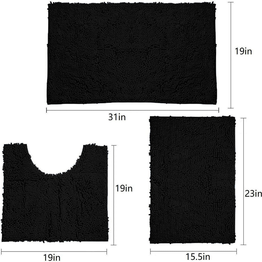 Soft Microfiber Bath Rug Set Kalsten
