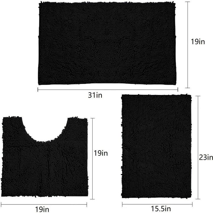 Soft Microfiber Bath Rug Set Kalsten
