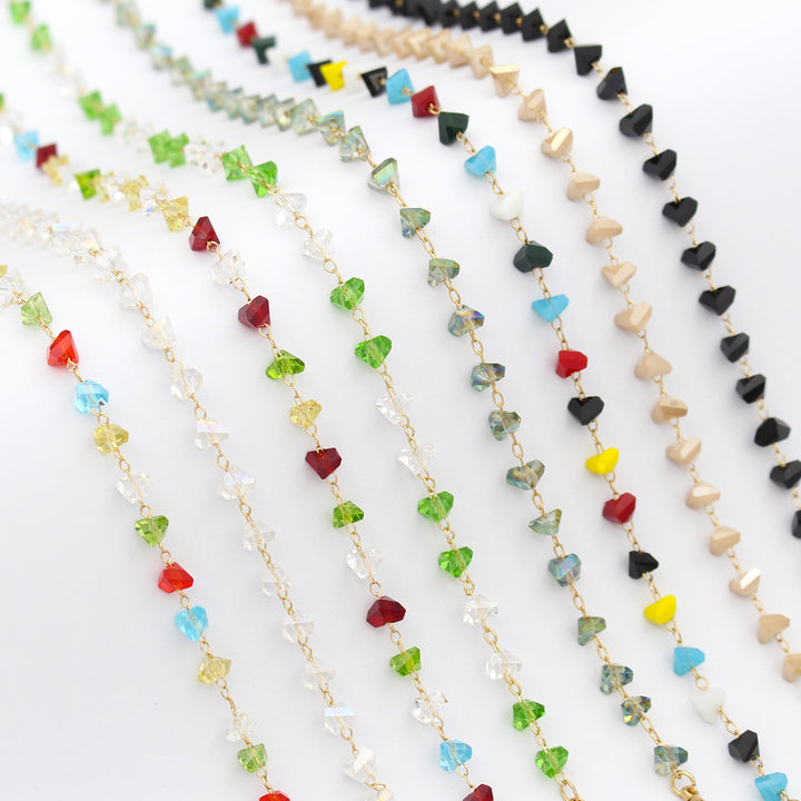 Heart Shaped Beaded Eyewear Chain Kalsten