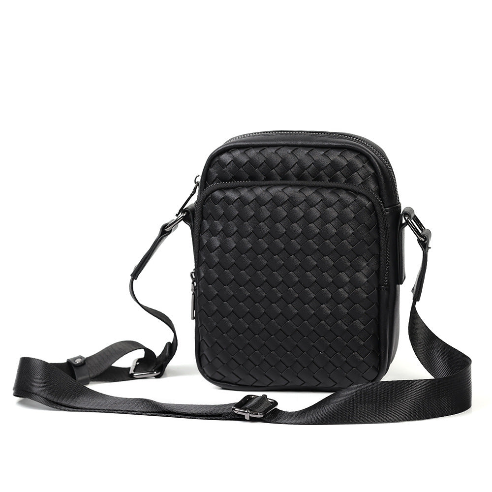 Practical Crossbody Bag with Woven Design Kalsten