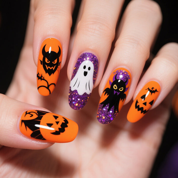 Halloween-Themed Creative Nail Art Kalsten
