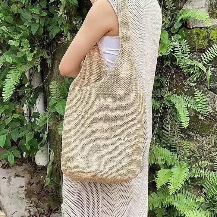 Shoulder Bag Made of Natural Macrame Kalsten