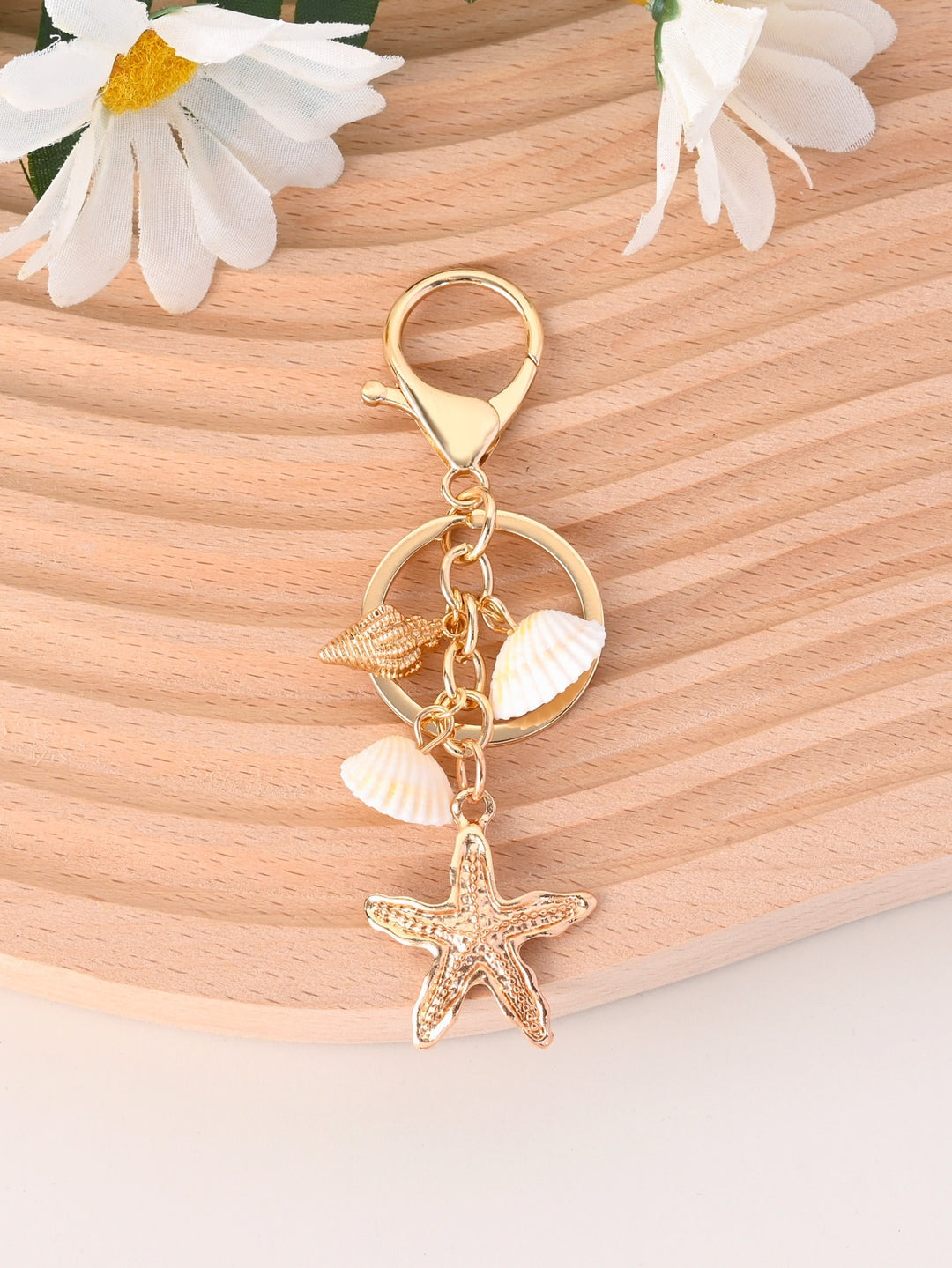 Keychain with Maritime Star Motif Kalsten