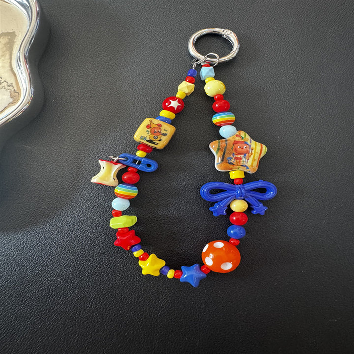 Playful Beaded Keychain Kalsten
