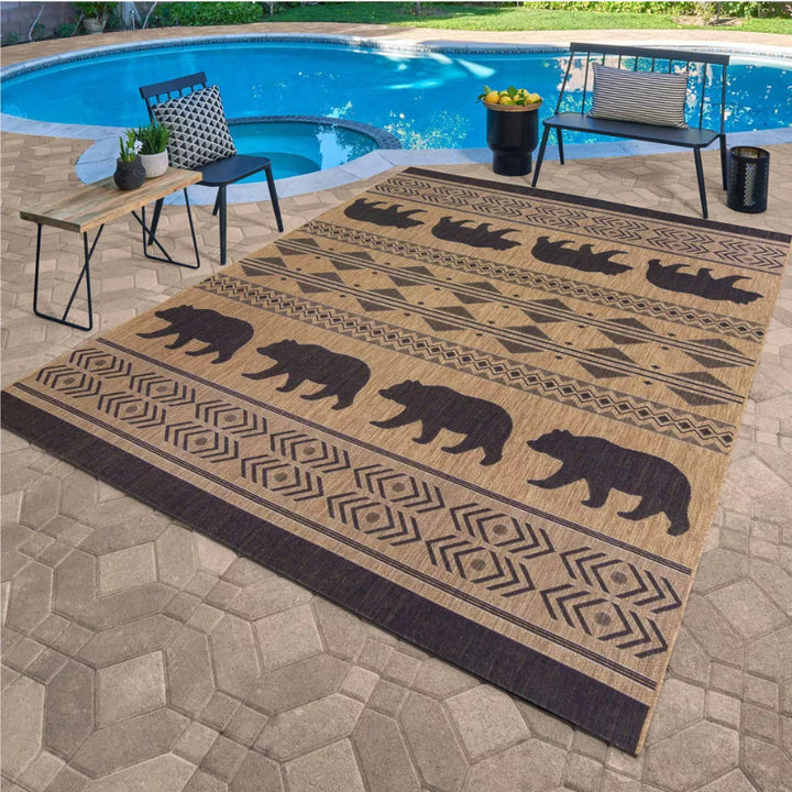 Multi-Colored Outdoor Area Rug