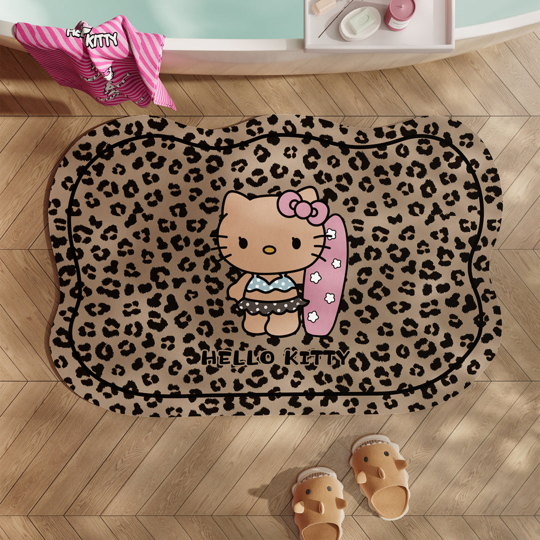 Hello Kitty Themed Plush Bath Mat