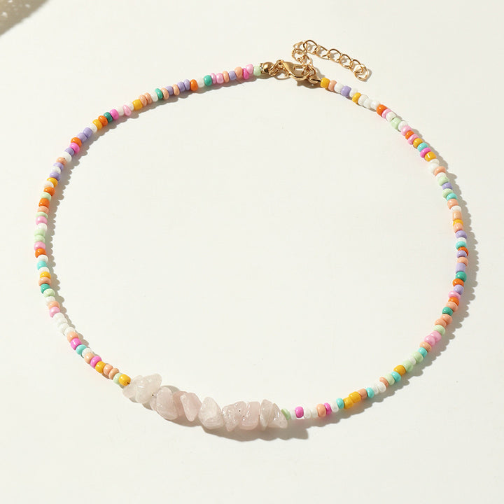 Pearl and Beaded Choker Necklace Kalsten