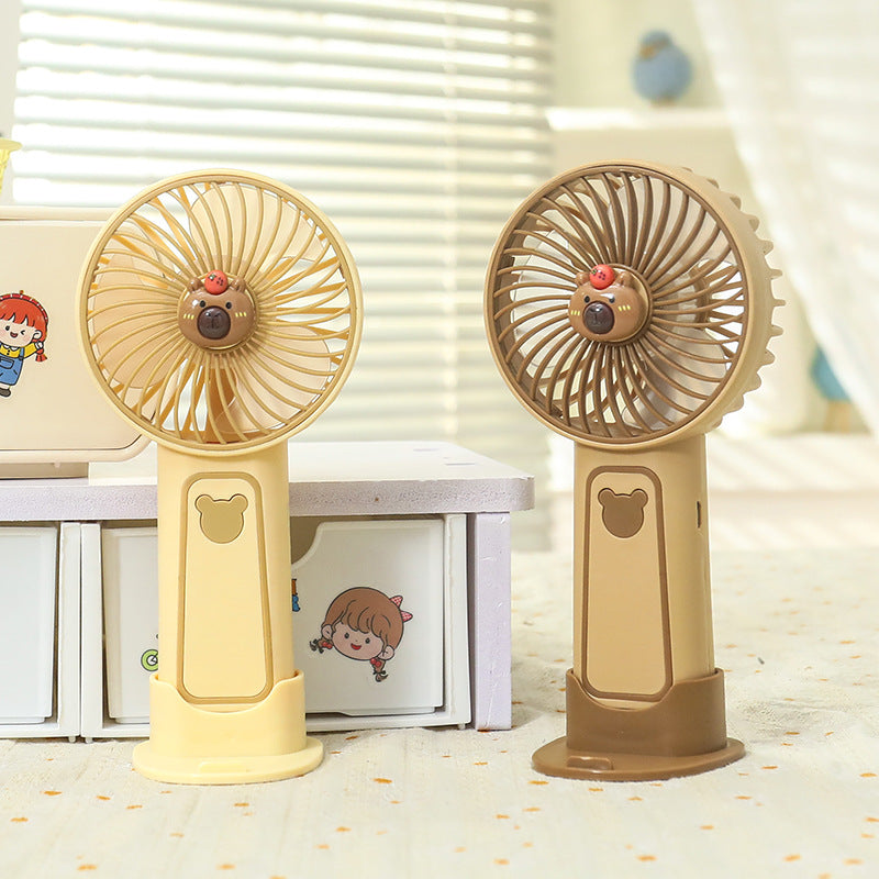 Ladies portable table fan with playful animal design Kalsten