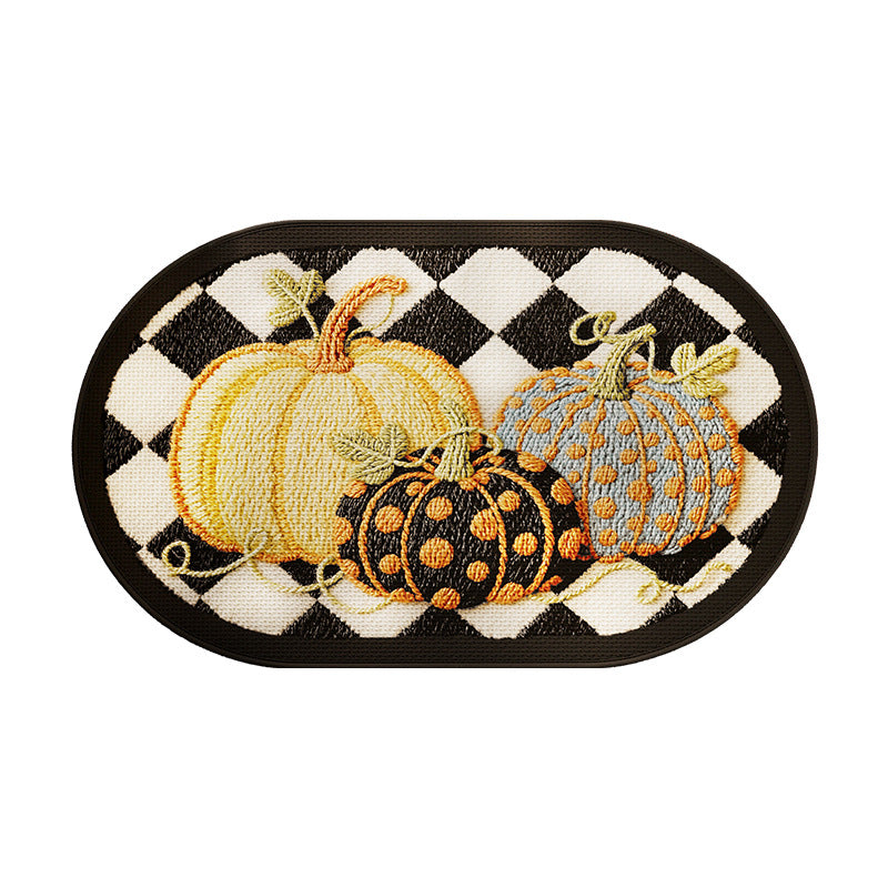 Decorative Pumpkin Bath Mat