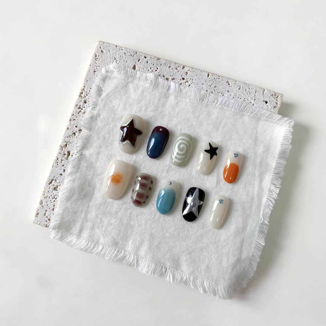Artistic Modular Press-On Nail Set