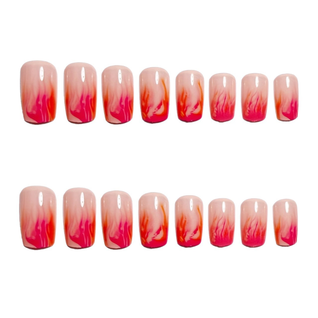 Artistic Gradient Nail Design