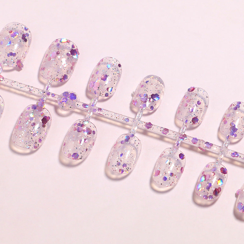 Glitter-Infused Press-On Nail Tips Kalsten