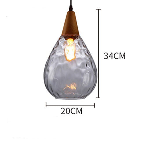 Artistic Teardrop Pendant Light