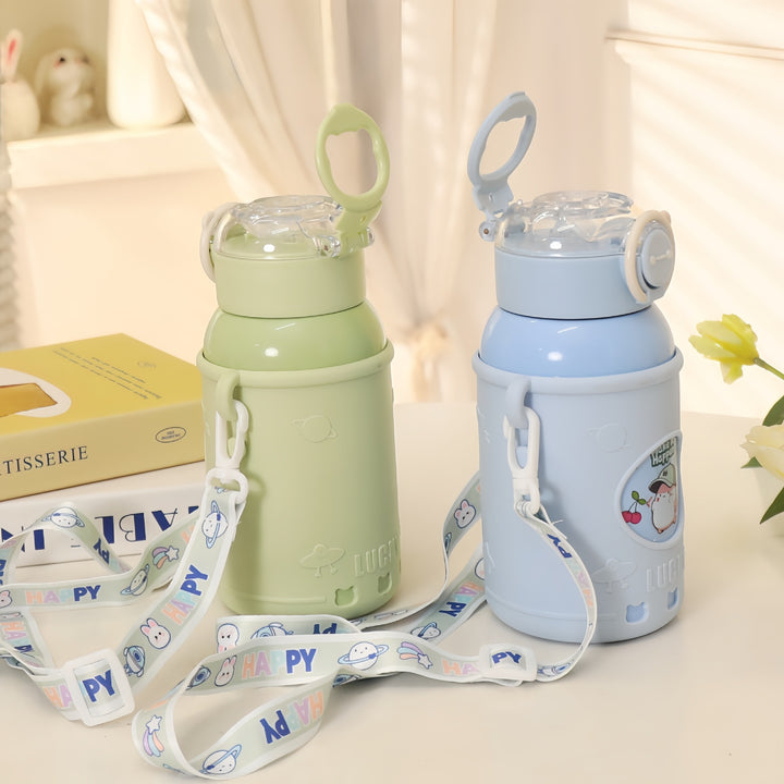 Creative water bottle with practical carrying strap Kalsten