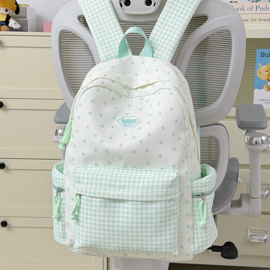 Fun Sparkly Star-Embellished School Backpack Kalsten