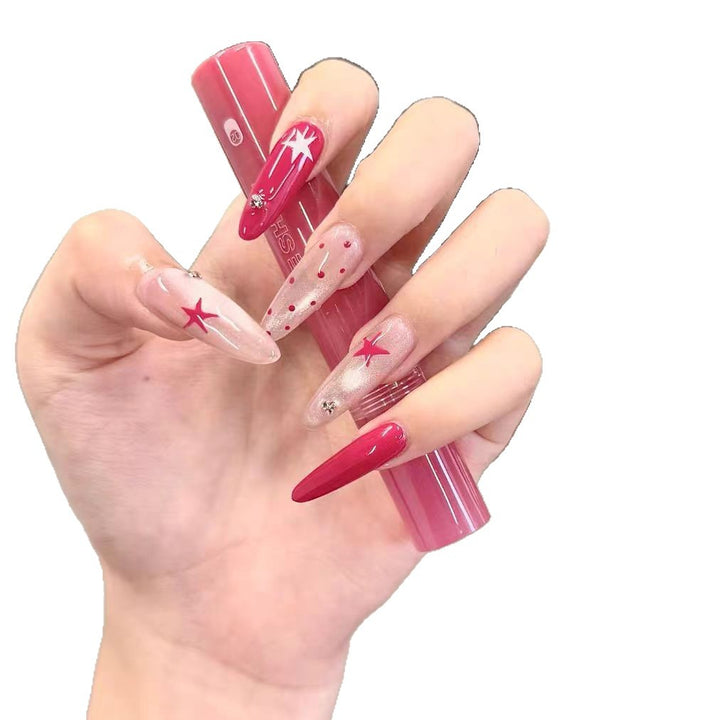 Artistic Glitter Nail Art Extensions