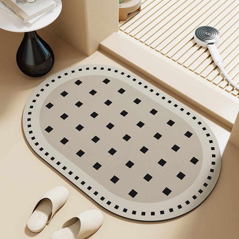 Decorative Bathroom Mat Kalsten