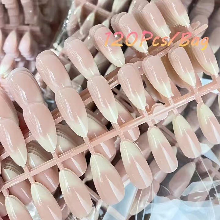 French Tip Acrylic Nail Set Kalsten