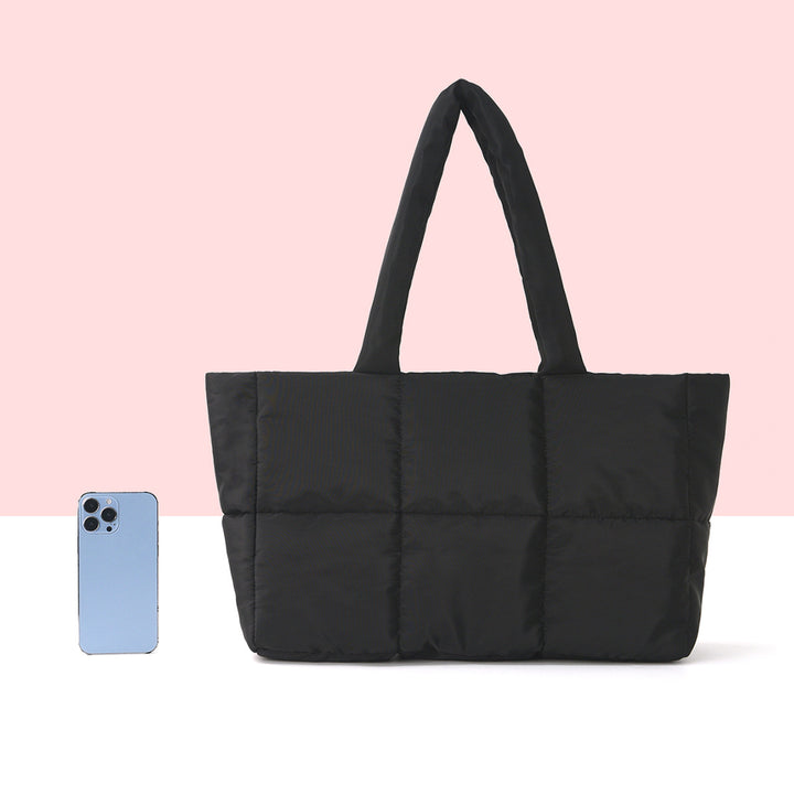 Padded carrying bag with modern quilted design Kalsten
