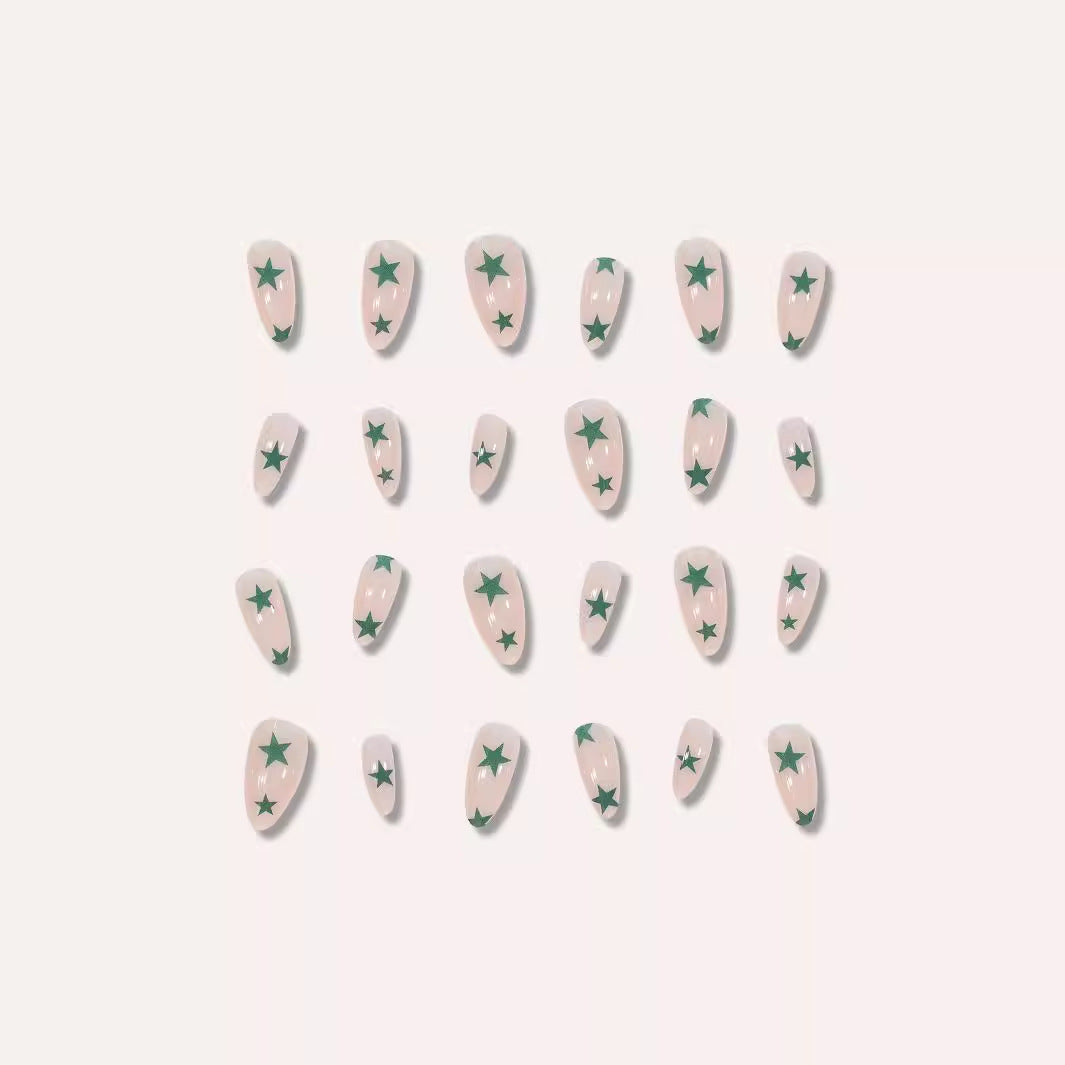 Star-Designed Stiletto Press-On Nails Kalsten