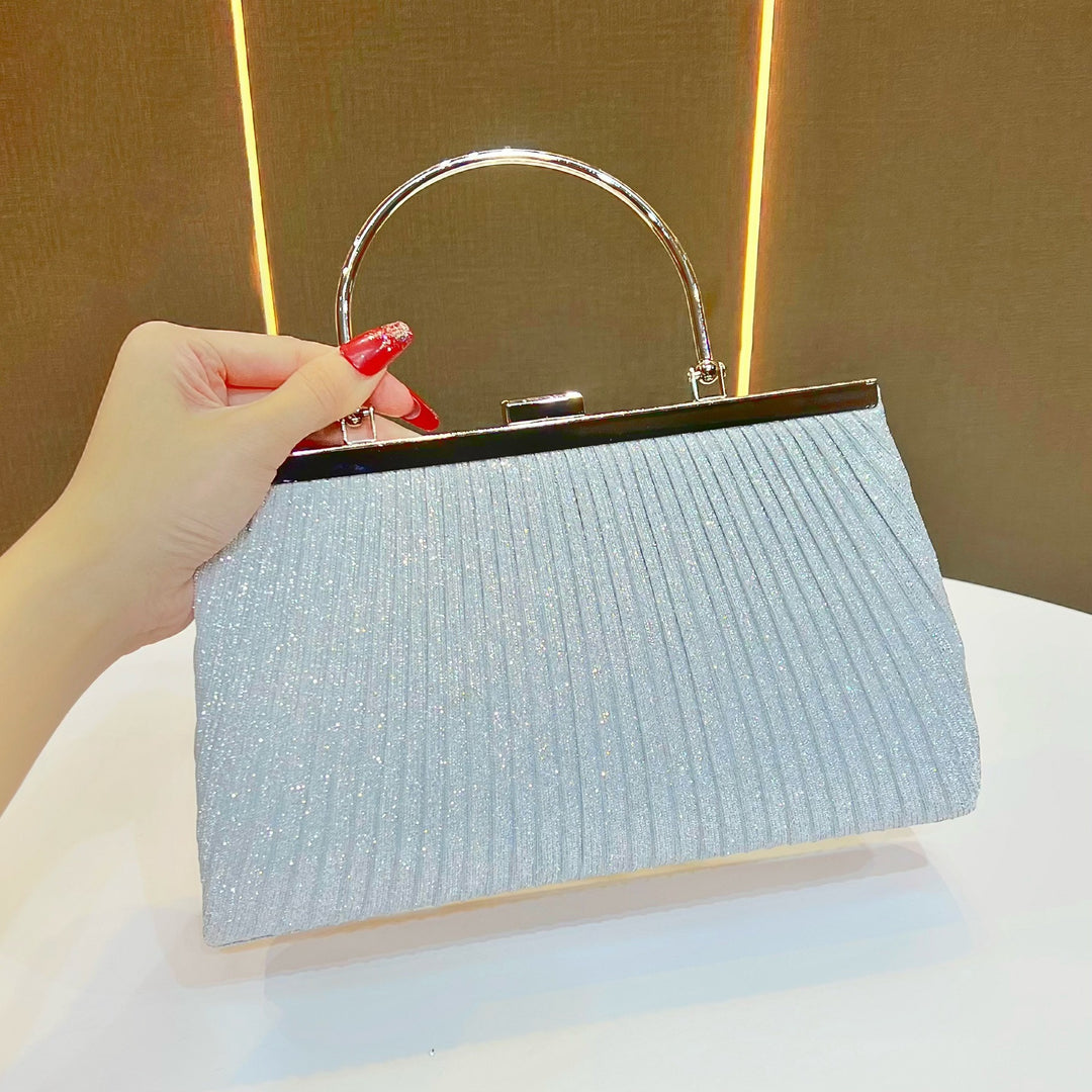 Pleated Evening Handbag