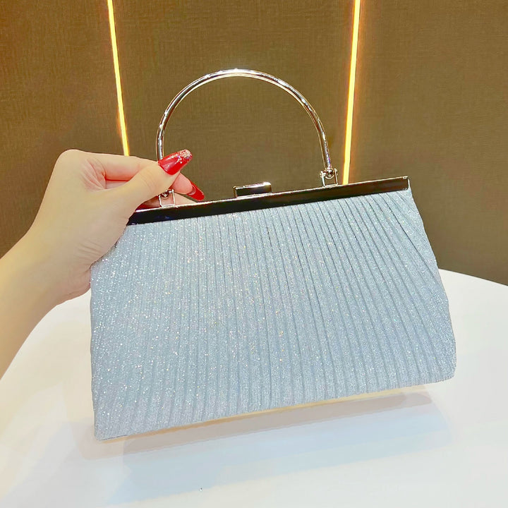 Pleated Evening Handbag