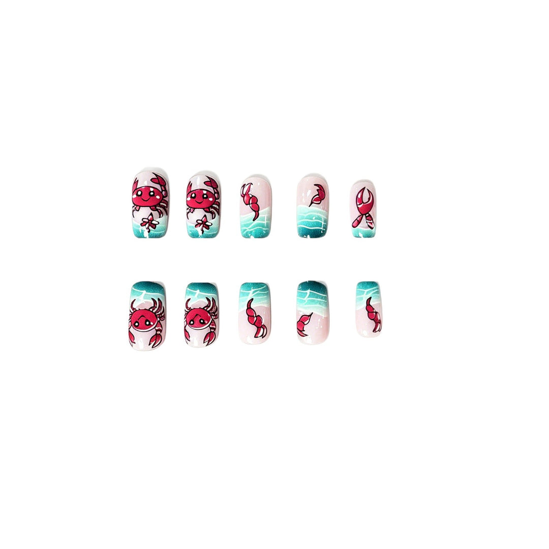 Coastal Themed Nail Art Enhancements Kalsten