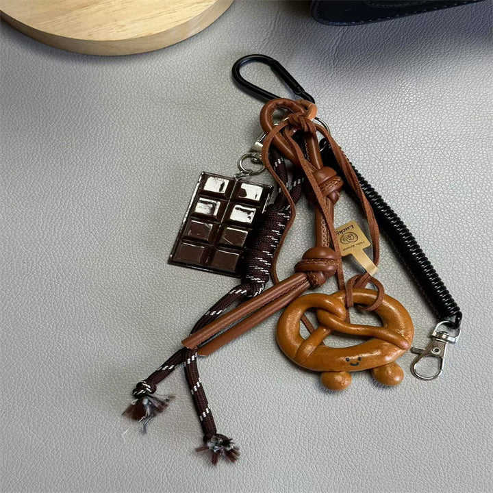 Whimsical Food-Themed Keychain Kalsten