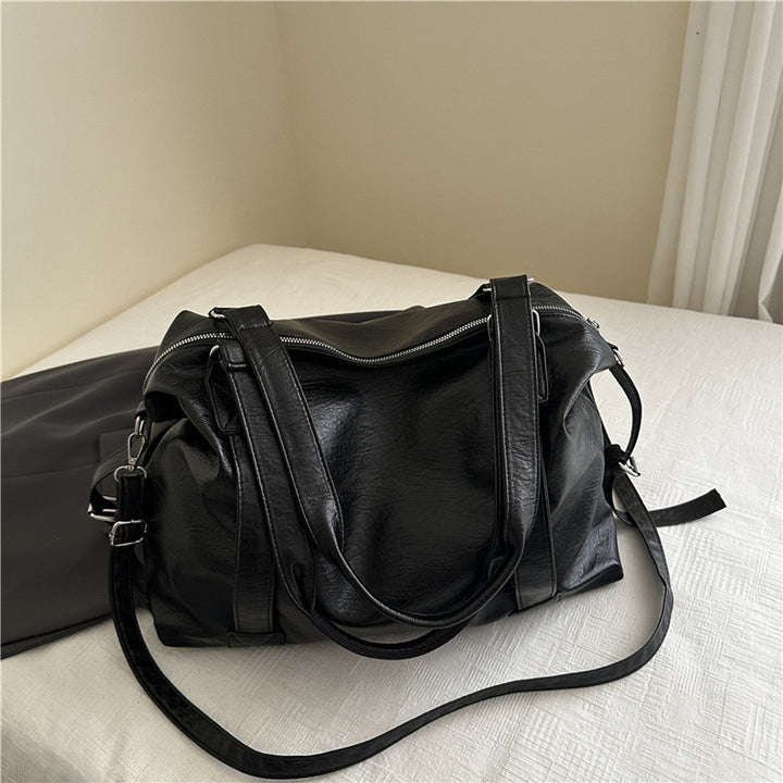 Luxurious Faux Leather Travel Tote Bag Kalsten