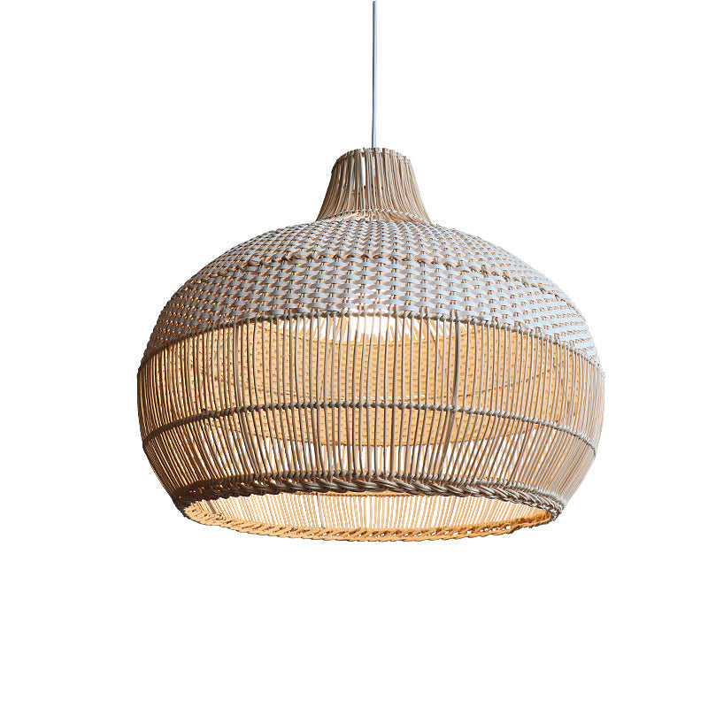 Handmade Woven Rattan Pendant Light