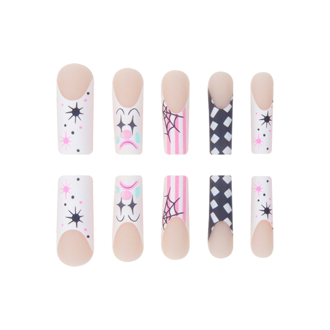 Artistic Spider Web-Design Press-On Nails Kalsten