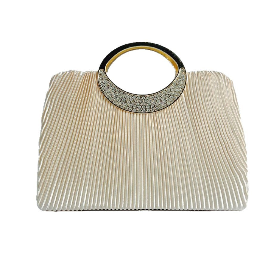 Elegant Pleated Evening Clutch