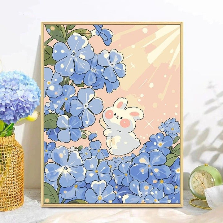 Playful Bunny Themed Wall Art Kalsten