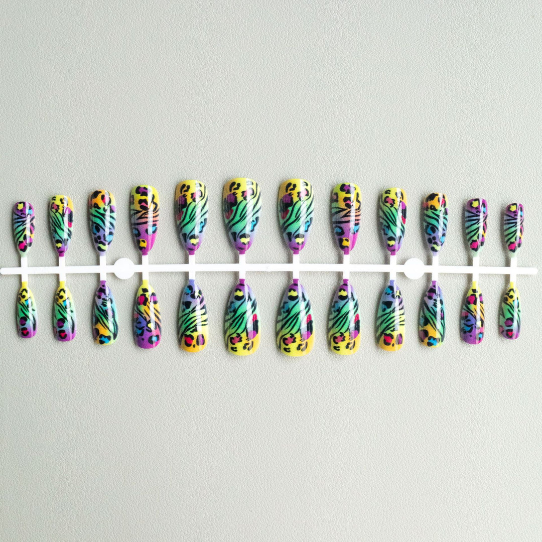 Wild Animal Print Nail Art