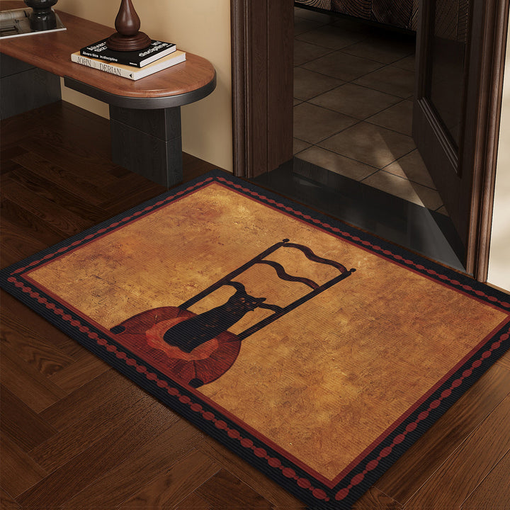Heart Pattern Decorative Bath Mat Kalsten