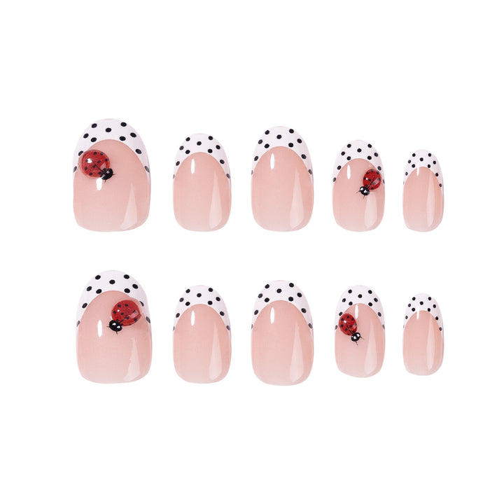 Creative Nail Art with Ladybug Design Kalsten