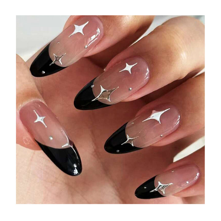 Chic Star Accented Nail Extensions