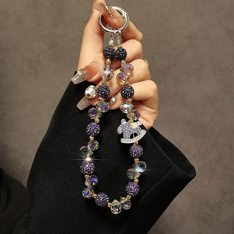Decorative Crystal Charm Keychain Kalsten