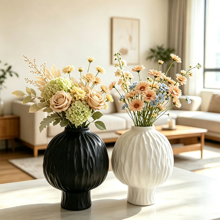 Textured Statement Decorative Vase Kalsten