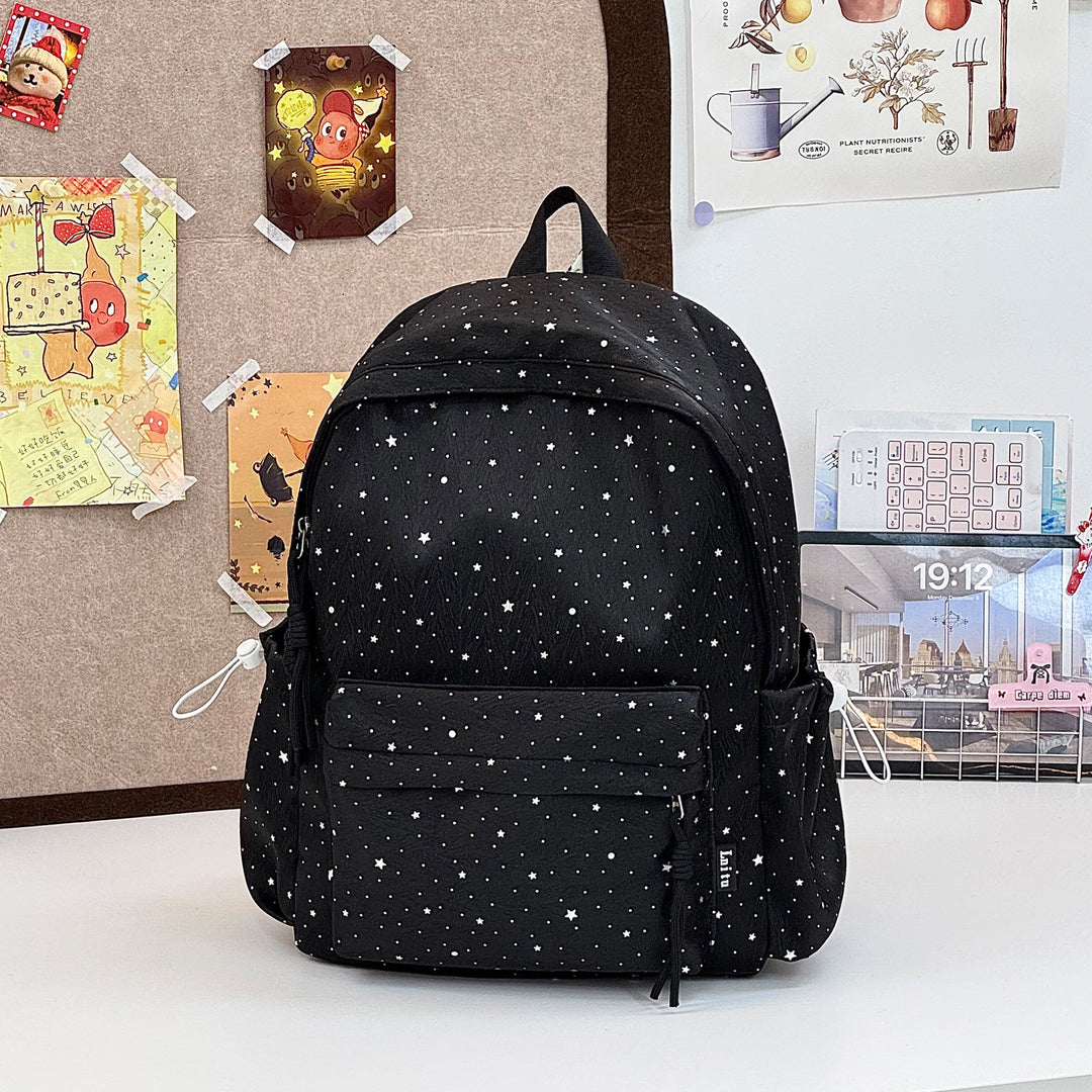 Stylish Multi-Pocket Casual Backpack with Cute Accents Kalsten
